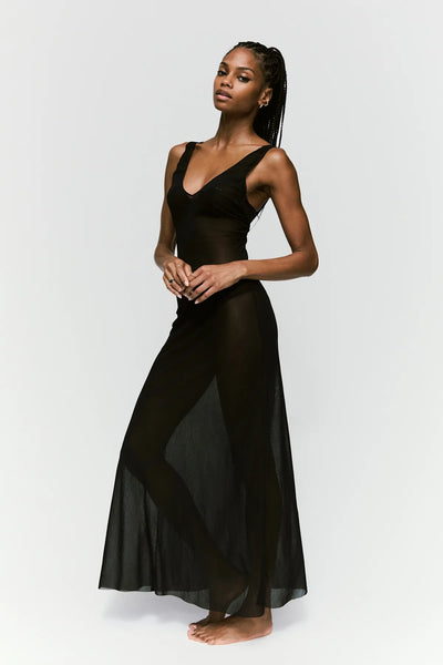 Sarda Milhon Dress Long Black