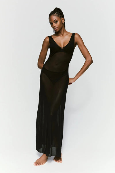 Sarda Milhon Dress Long Black