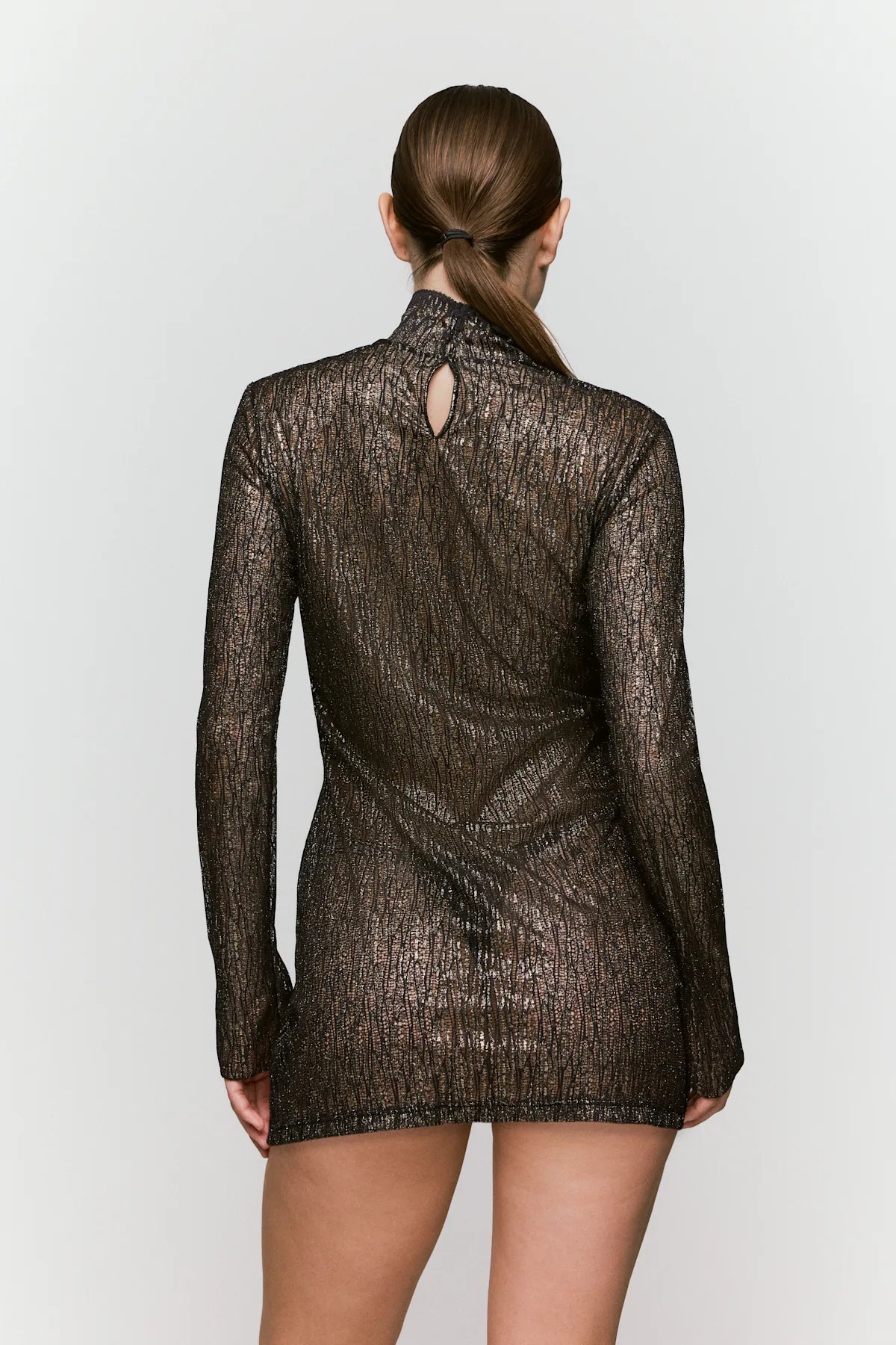 Sarda Tabei Short Dress Black