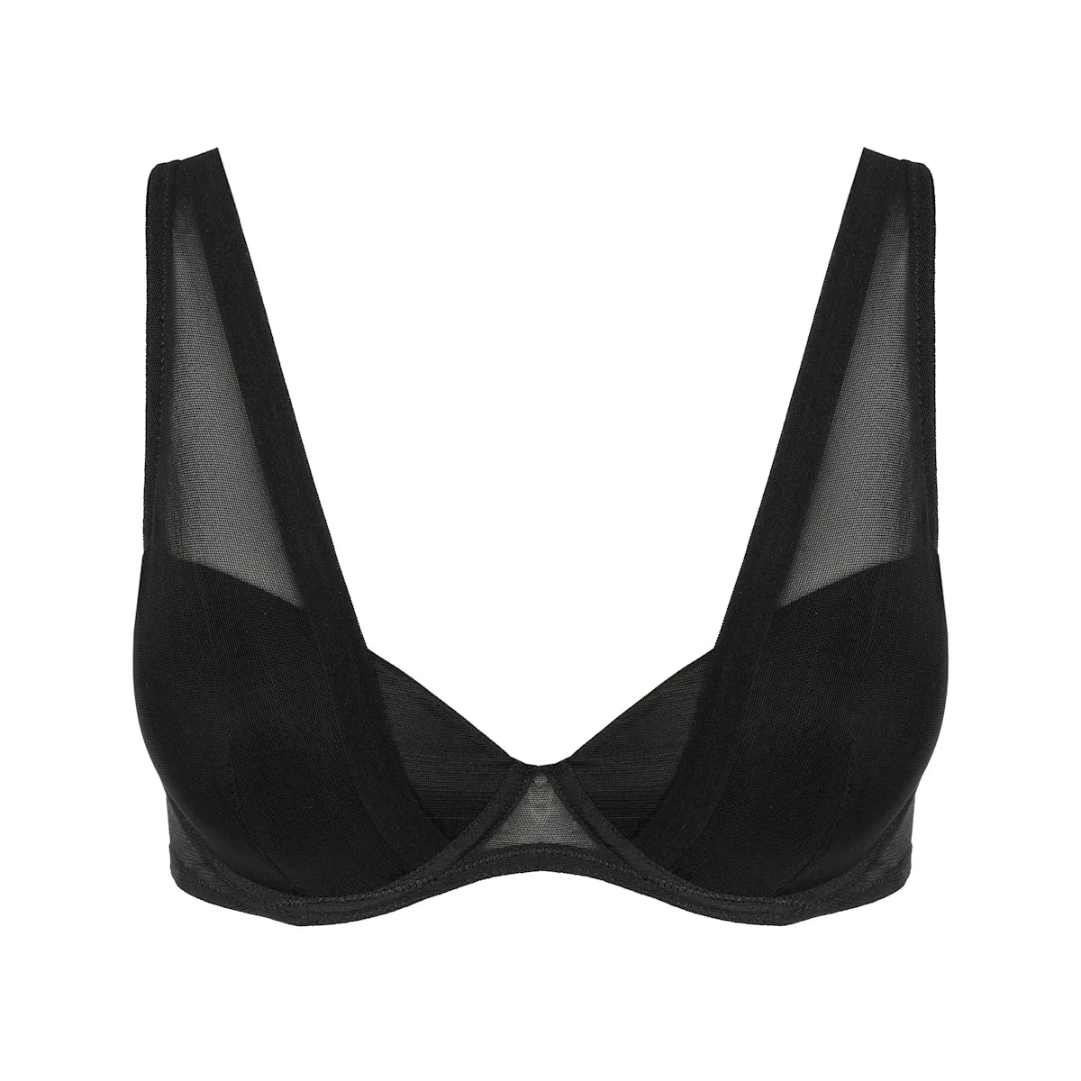 Sarda Chalmers Padded Plunge Bra Black