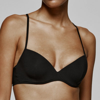 Sarda Tau Padded Plunge Bra Black