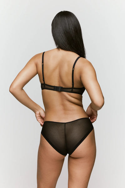 Sarda Chalmers Padded Plunge Bra Black