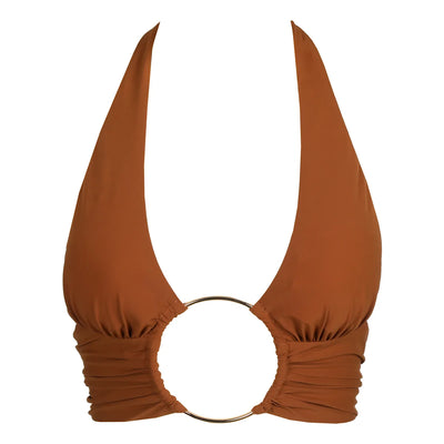 Sarda Swim Lita Padded Triangle Bikini Top Kalahari Sand
