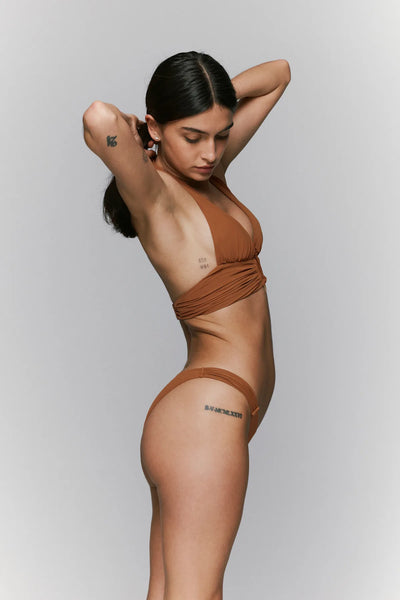 Sarda Swim Lita Padded Triangle Bikini Top Kalahari Sand