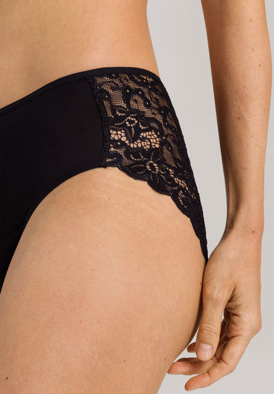 Hanro Moments Midi Briefs Black