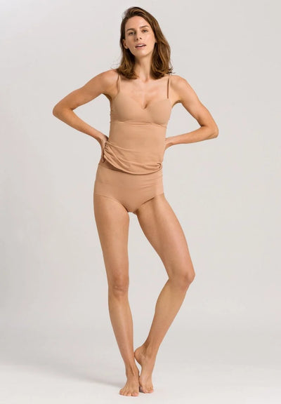 Hanro Invisible Cotton Full Brief Beige
