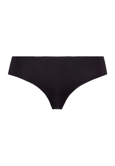 Hanro Invisible Cotton High Cut Brief Black