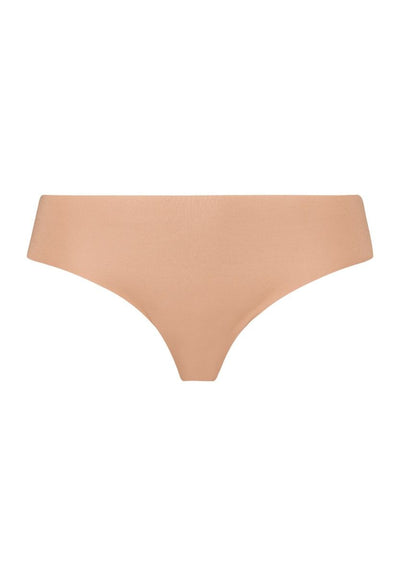 Hanro Invisible Cotton High Cut Brief Beige