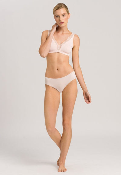 Hanro Invisible Cotton High Cut Brief Powder
