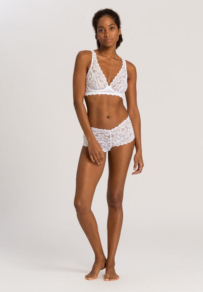 Hanro Moments Lace Cup Soft Bra White