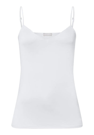Hanro Satin Deluxe Spaghetti Camisole White