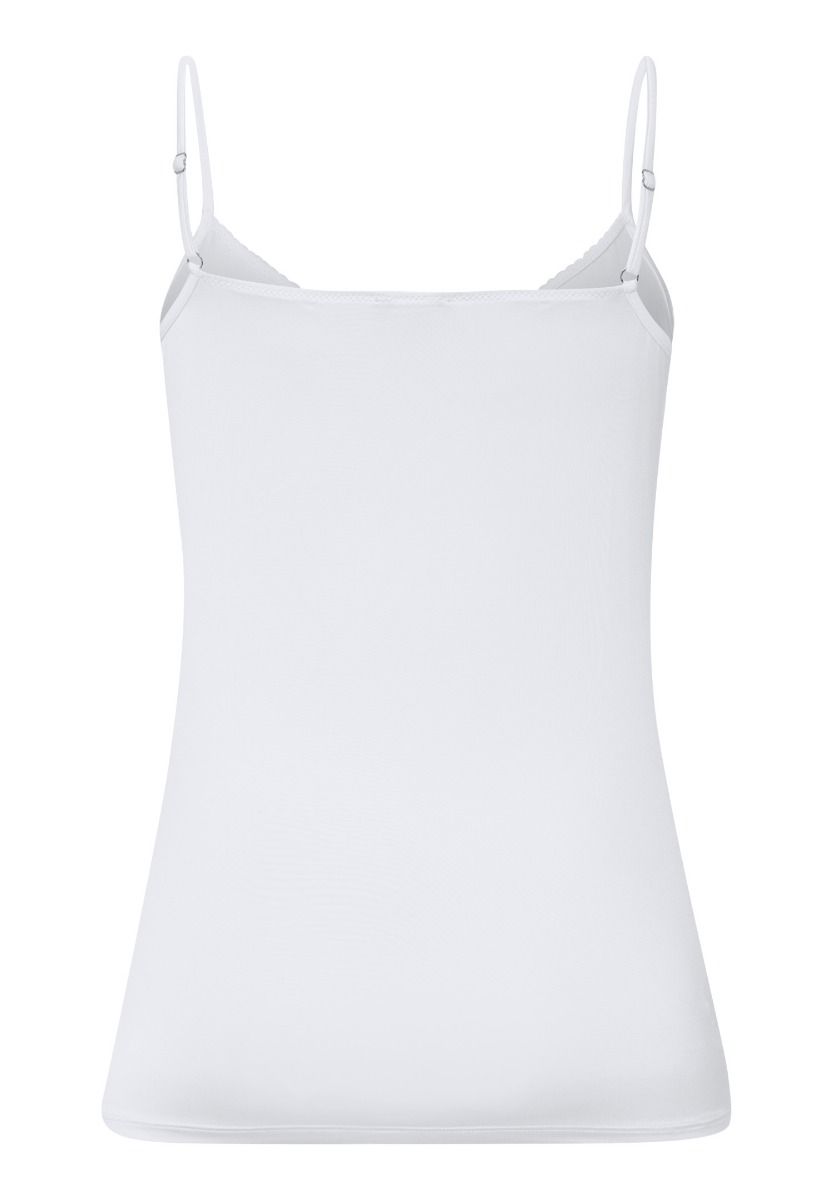 Hanro Satin Deluxe Spaghetti Camisole White