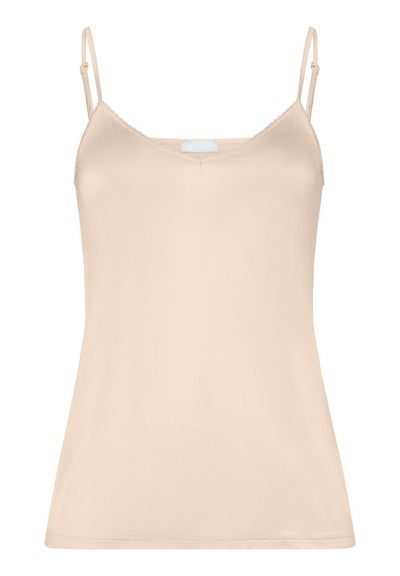 Hanro Satin Deluxe Spaghetti Camisole Natural