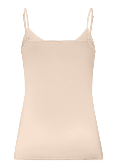 Hanro Satin Deluxe Spaghetti Camisole Natural
