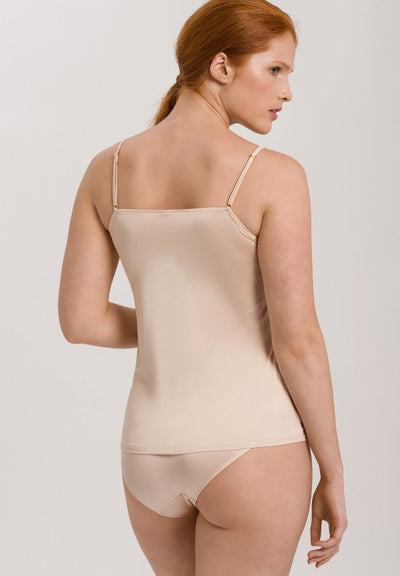 Hanro Satin Deluxe Spaghetti Camisole Natural