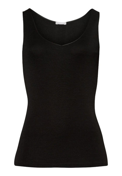 Hanro Woolen Silk Tank Top Black