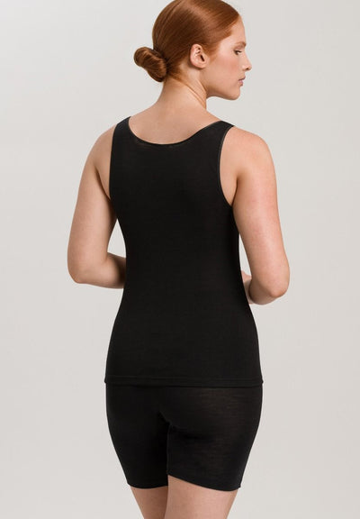 Hanro Woolen Silk Tank Top Black