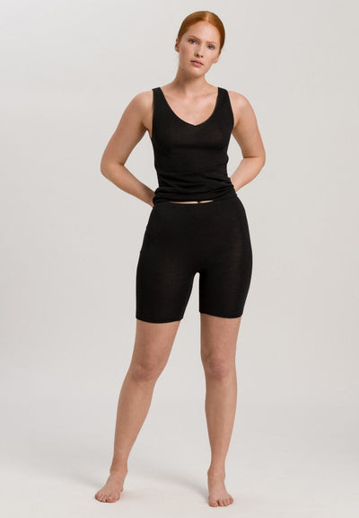 Hanro Woolen Silk Tank Top Black