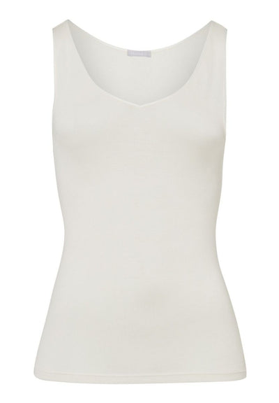 Hanro Woolen Silk Tank Top Cygne