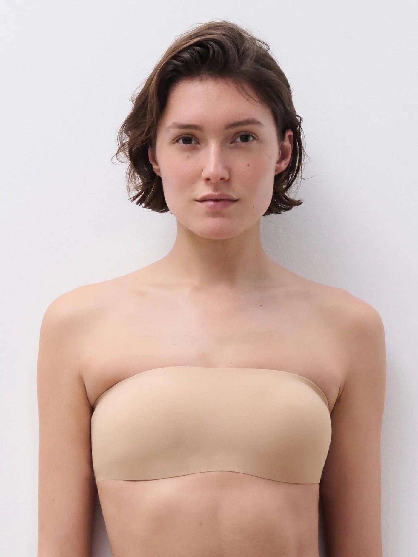 Chantelle Softstretch Padded Bandeau Nude Sand