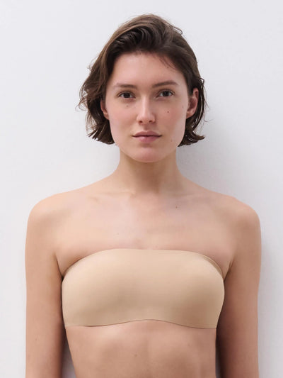 Chantelle Softstretch Padded Bandeau Nude Sand