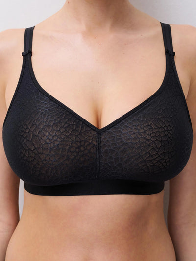 Chantelle MAGNIFIQUE WIREFREE SUPPORT BRA Black