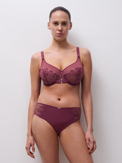 Chantelle Legend Very covering underwired bra Sienna/Guava