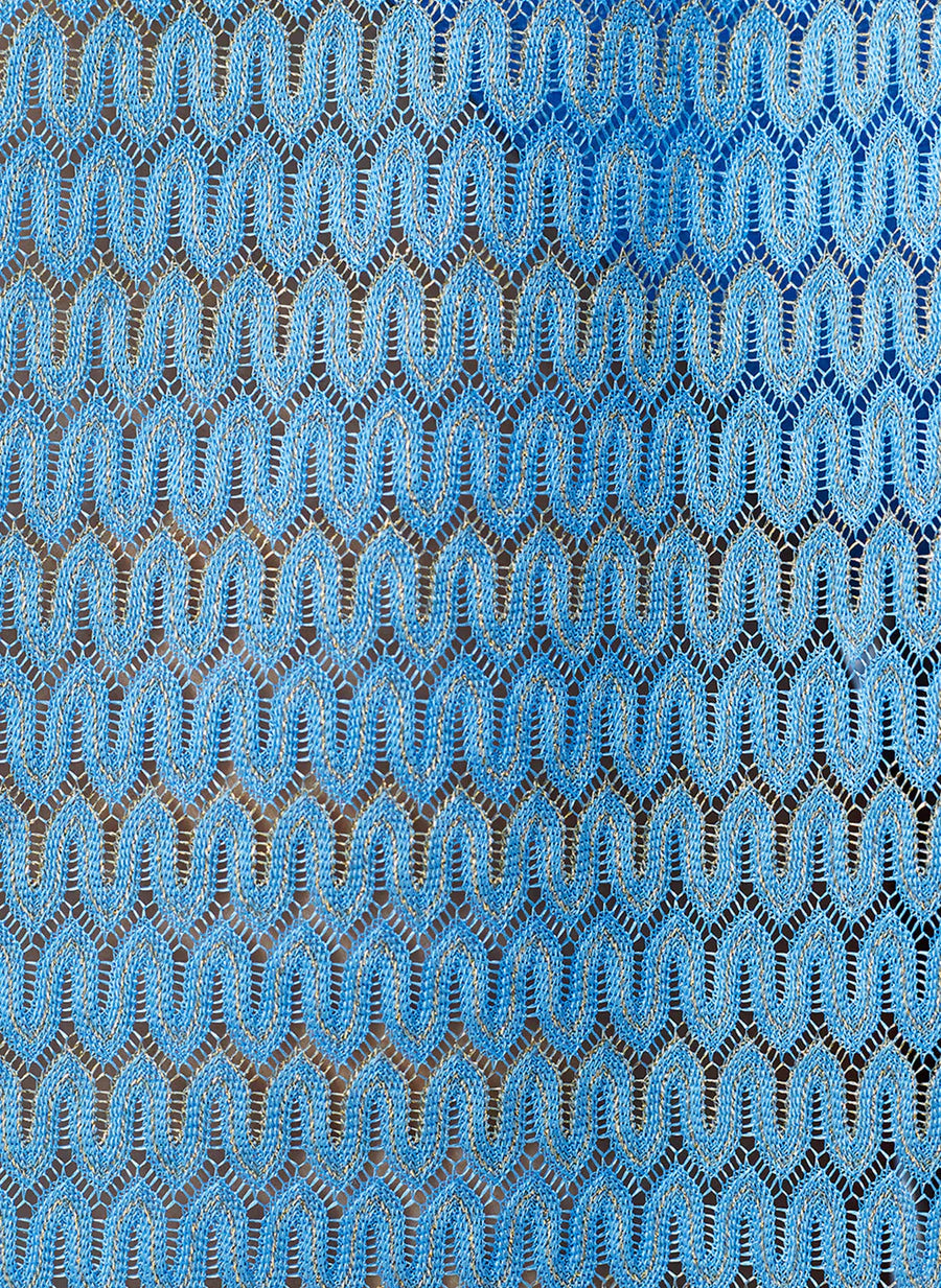 Melissa Odabash June Kaftan Zigzag Ocean