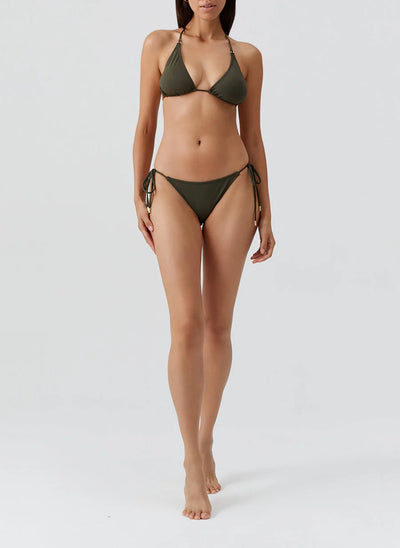 Melissa Odabash Malibu Bikini Top Olive