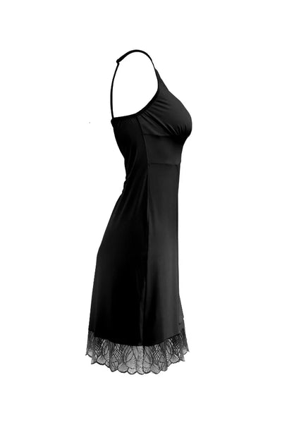 Chambres Natalie Slip Dress Black