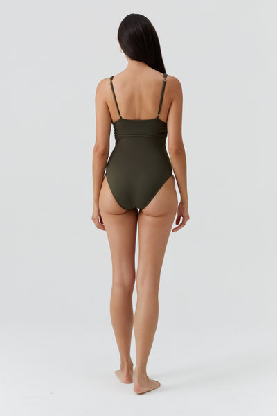 Melissa Odabash PANAREA SWIMSUIT Olive