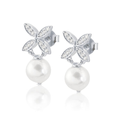 Carolina Gynning Ellipse mini pearl örhängen