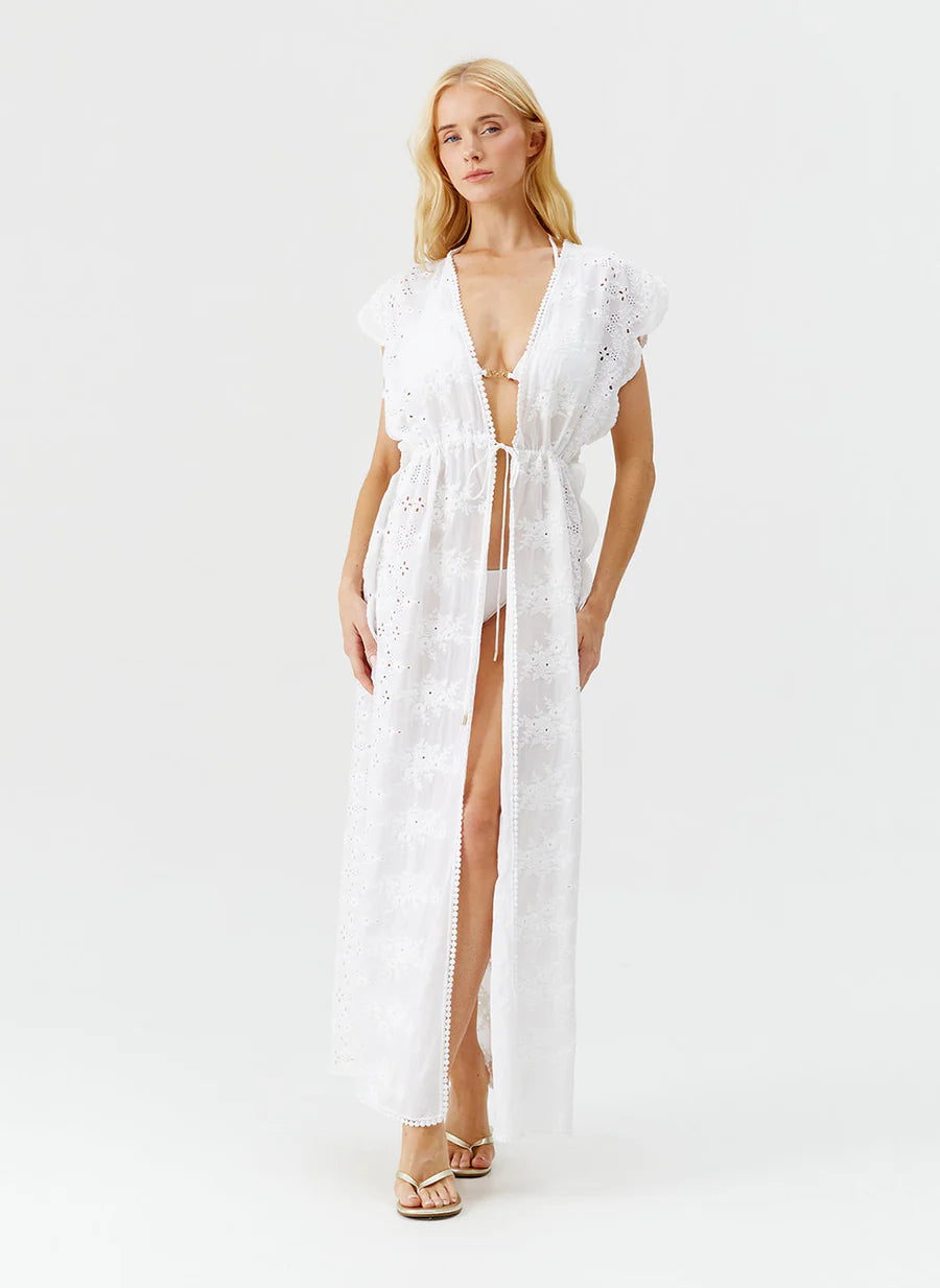 Melissa Odabash Talitha White Kaftan