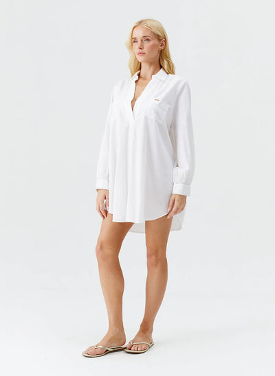 Melissa Odabash Trixie Kaftan White