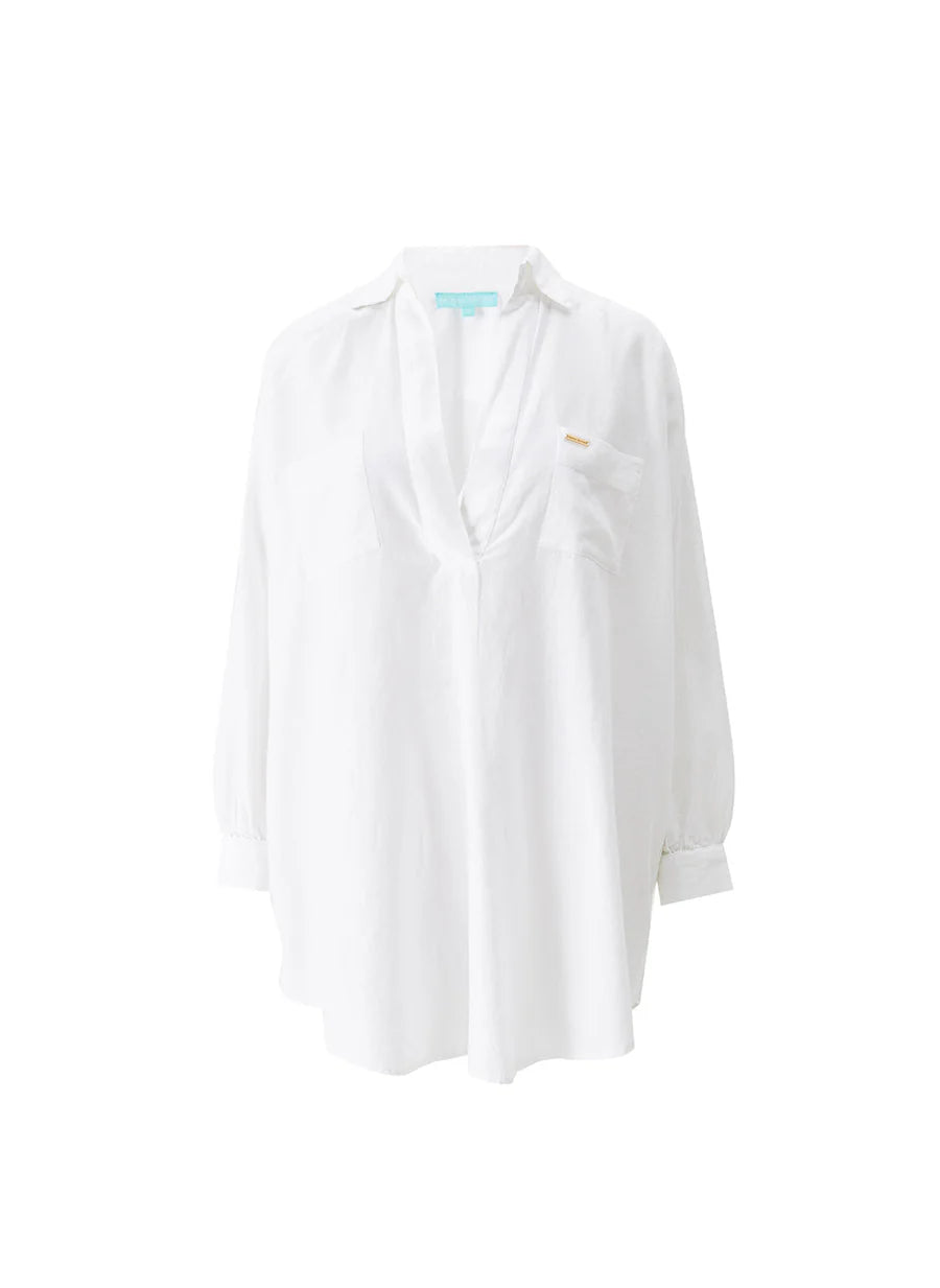 Melissa Odabash Trixie Kaftan White