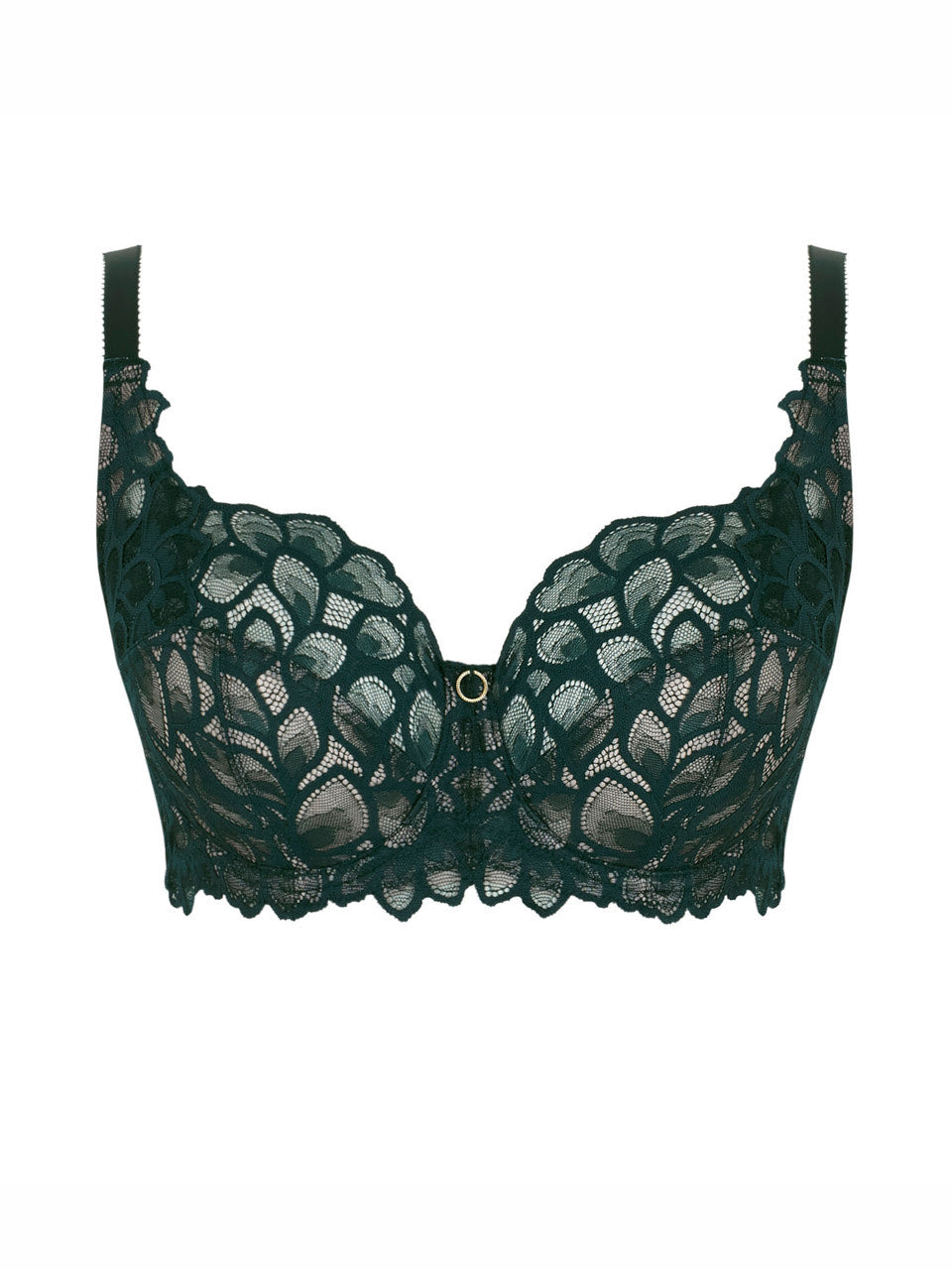 Panache Allure Full Cup Bra Forest Green