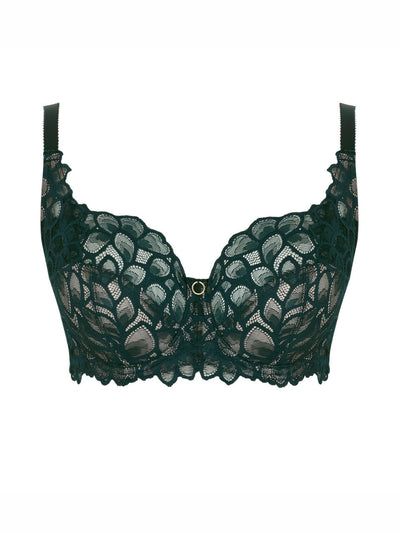 Panache Allure Full Cup Bra Forest Green