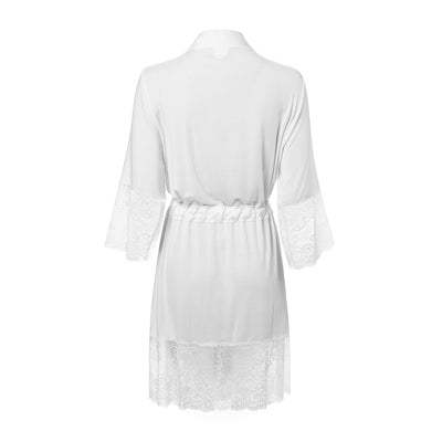 Pearl Design Stockholm Holiday Robe Lace Off-white