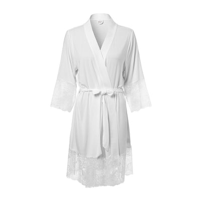 Pearl Design Stockholm Holiday Robe Lace Off-white