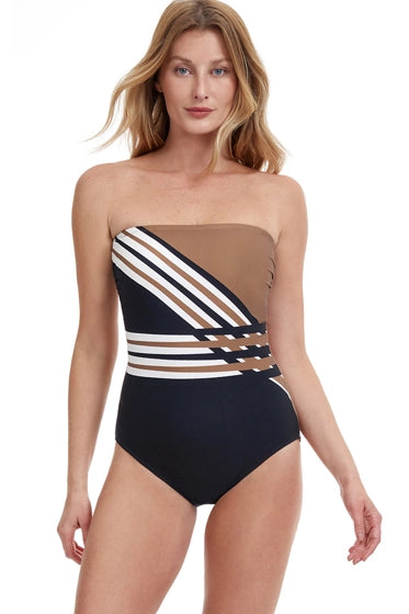 Gottex Essentials Ocean Breeze Bandeau One Piece