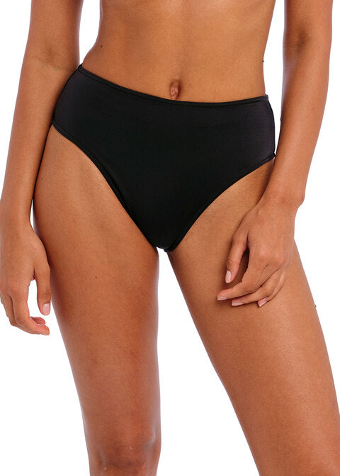 Freya Jewel Cove High waist bikini brief Black