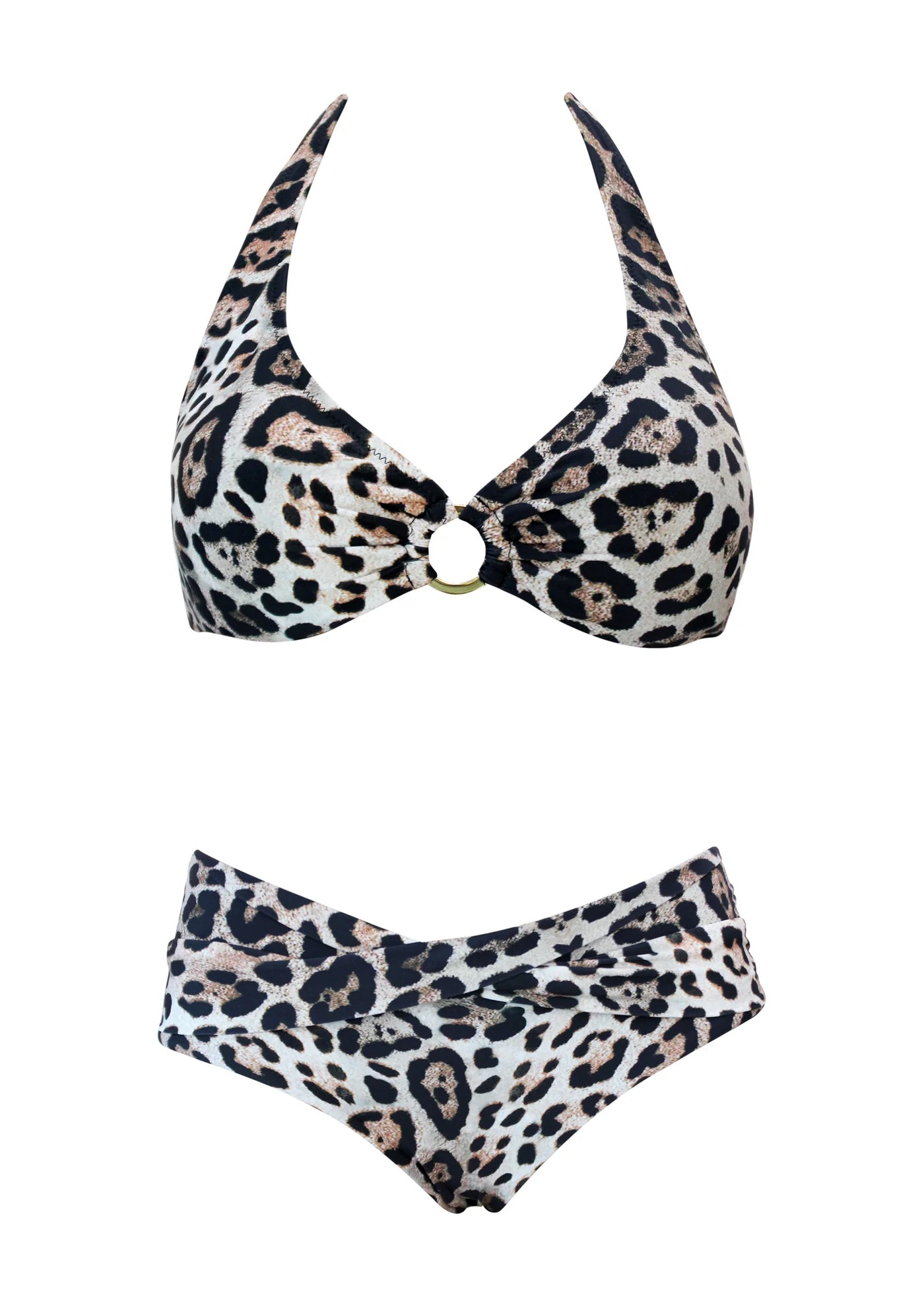 Kaanda Beach life halter bikini classic cheetah