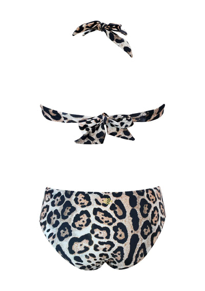 Kaanda Beach life halter bikini classic cheetah