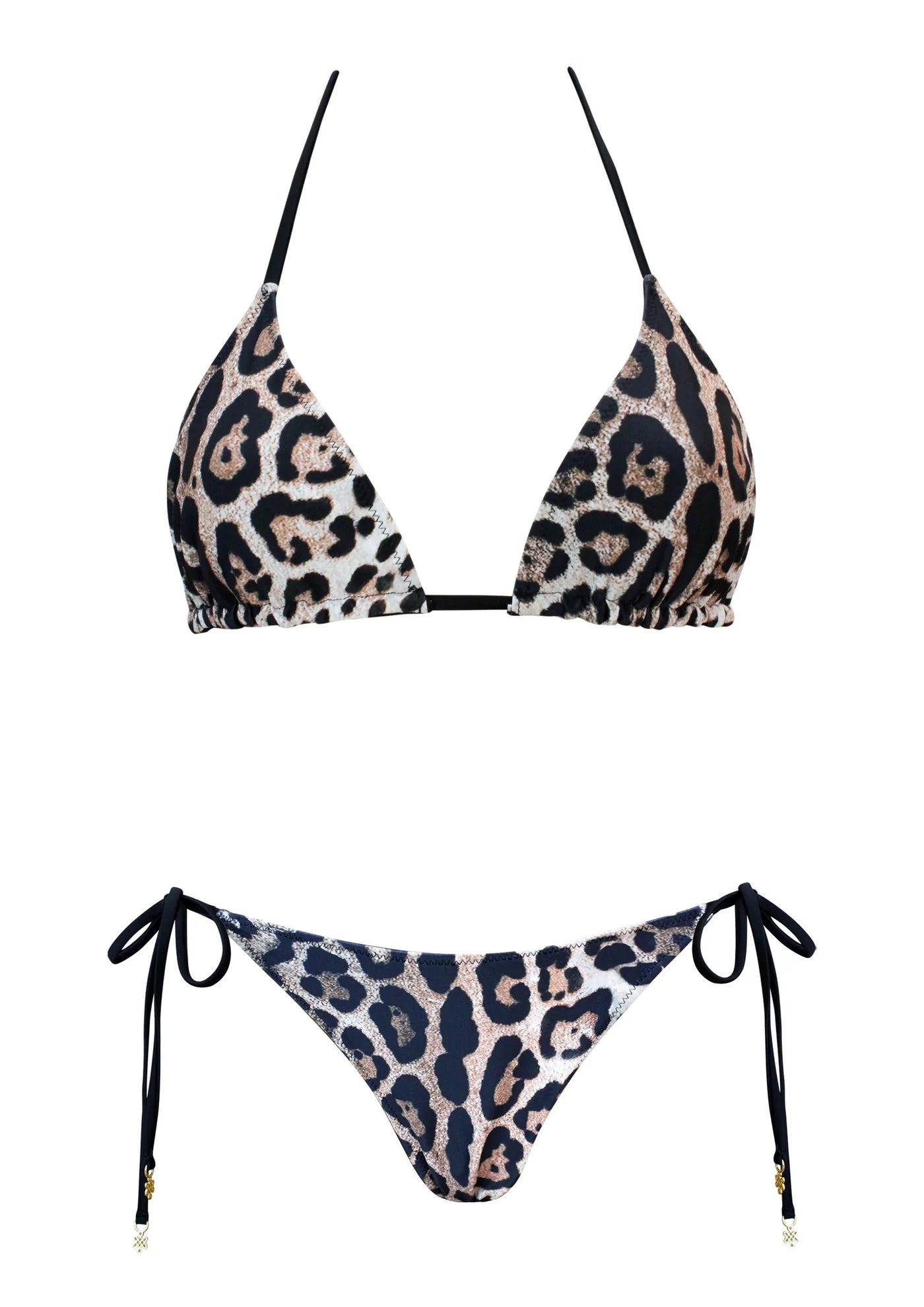Kaanda Beach life Cheetah padded triangle bikini