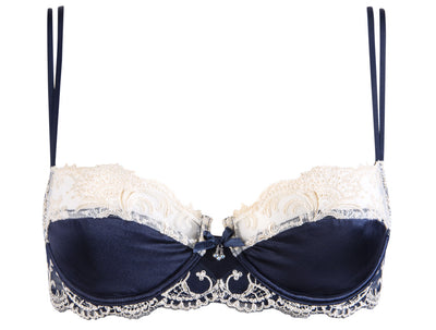 Lise Charmel Splendeur Soie Half cup bra Marine