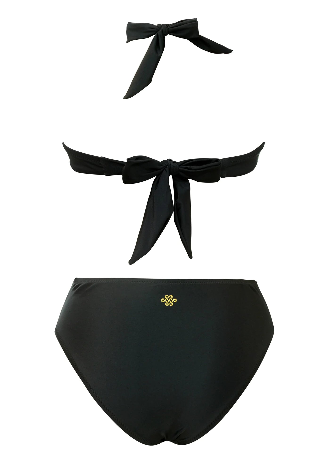 Kaanda Beach life underwire halter bikini black