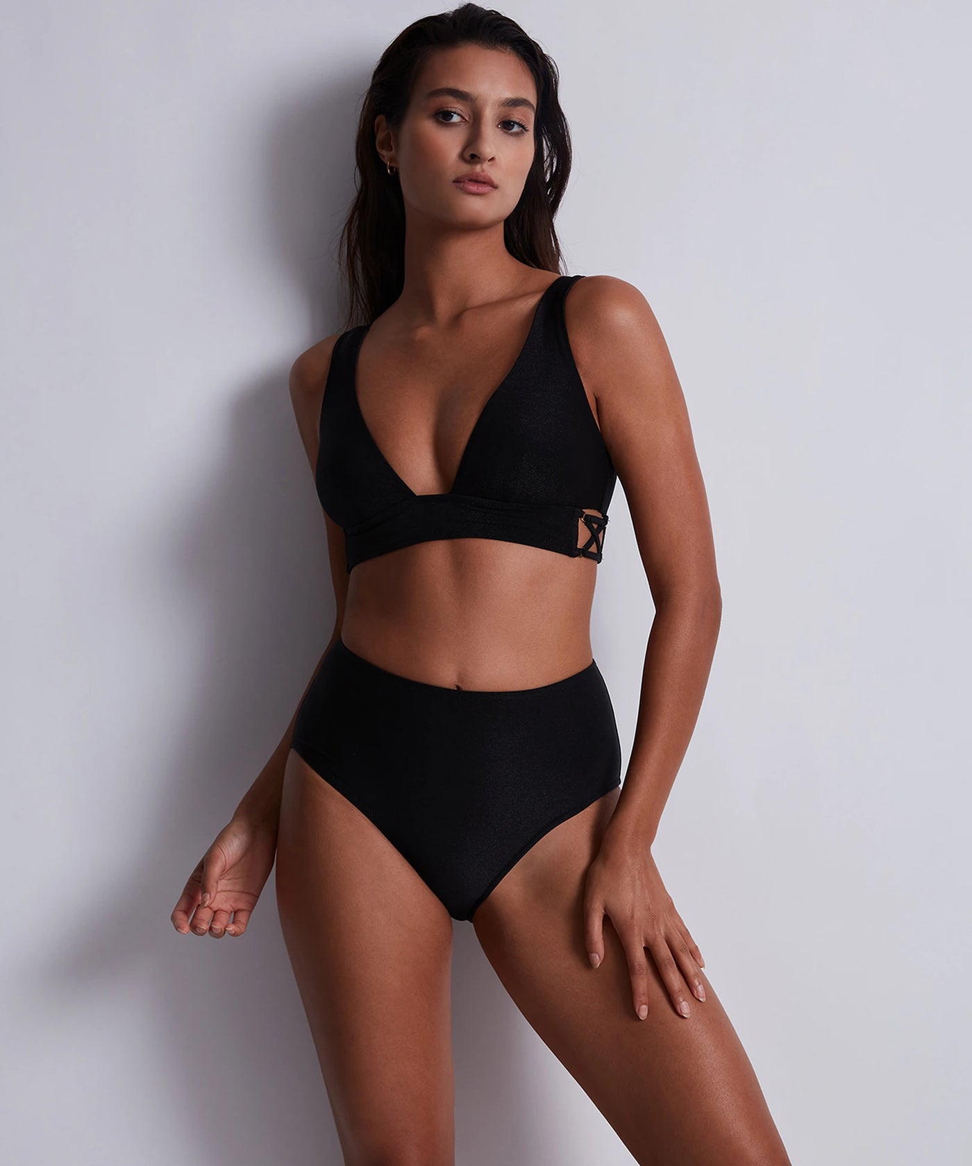 Aubade Summer Glow High-waist brief Black sand