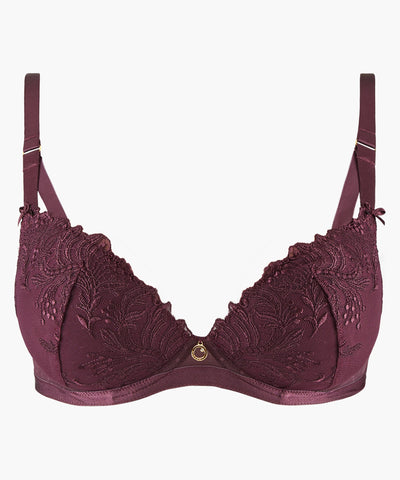 Aubade Femme Passion Moulded Push-up bra Wineberry