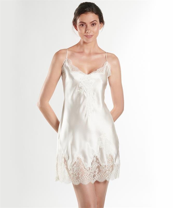 Aubade Silk nighty Nacre