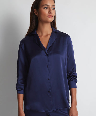 Aubade Silk Blouse Marine